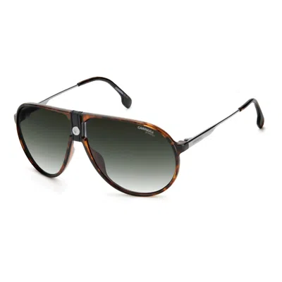 Carrera Men's 1034/s Sunglasses In Dark Havana/gray-green In Multi