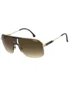 Carrera Brown Gradient Navigator Men's Sunglasses  1043/s 02m2/ha 65 In Black