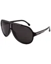 Carrera 1047/s M9 0807 Aviator Polarized Sunglasses In Black