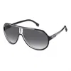 Carrera Men's 1057/s Sunglasses In Black White / Dark Grey Sf In Multi