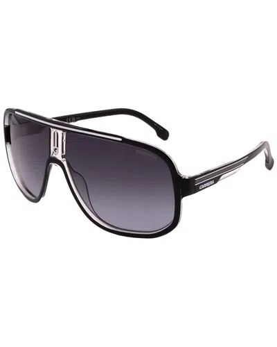 Carrera Flat Top Shield Sunglasses, 61mm In Black