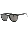 Carrera Polarized Grey Square Unisex Sunglasses  300/s 008a/m9 54 In Black