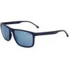 Carrera Rectangle-frame Sunglasses In Blue