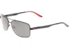 Carrera Men's 8014/s Dark Ruthenium Grey Polarized Sunglasses In Silver