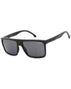 Carrera Rectangle-frame Mirrored Sunglasses In Black