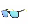 Carrera Men's 8055/s Sunglasses In Black Green / Grey With Green Mirrored In Multi