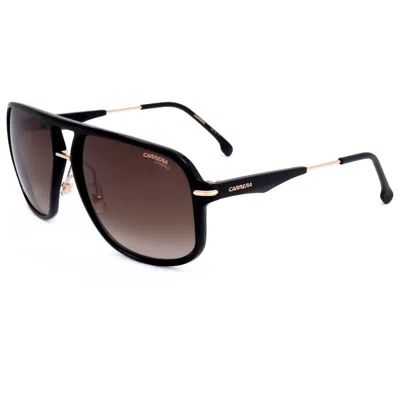 Carrera Men's Black Gold 60mm Sunglasses
