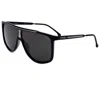 Carrera Men's Black Grey 61mm Sunglasses In Black