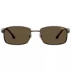 Carrera Men's  8037/s 0vzh Sp Sunglasses In Matte Bronze / Bronze Polarized In Multi