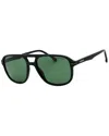 Carrera Modern Rectangular Sunglasses For Men In Black