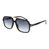 Carrera Black Gold Acetate Sunglasses In Blue