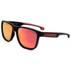 Carrera Men's Red Black 57mm Sunglasses In Black