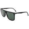 Carrera Polarized Green Browline Men's Sunglasses  278/s 0003/uc 58 In Black