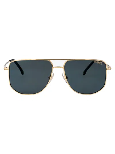Carrera Metal Aviator Sunglasses In Gold
