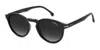 Carrera 314/s Guu-9o Unisex Sunglasses - Black Burgundy Frame, Dark Grey Gradient Lenses In Black