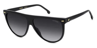 Carrera 3055/s 807/9o Unisex Aviator Sunglasses – Black Frame, Dark Grey Gradient Lenses