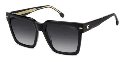 Carrera 3067/s 807/9o Women's Sunglasses - Black Frame, Grey Gradient Lenses