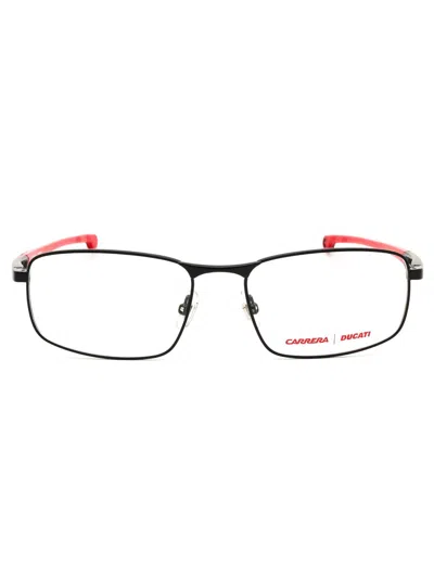 Carrera Modern Rectangular Eyeglasses For Men In Metallic