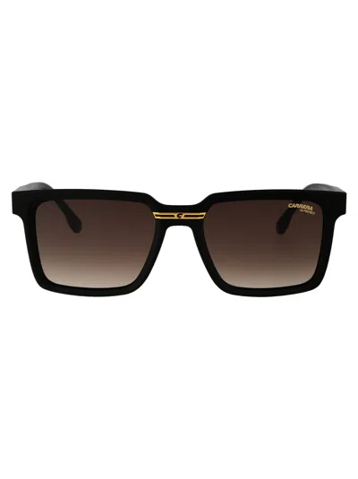 Carrera Matte Black Eco Polyamide Sunglasses In Brown