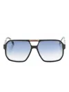 Carrera Navigator-frame Sunglasses In Black