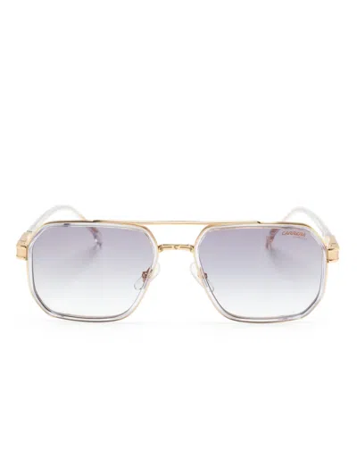Carrera Navigator-frame Sunglasses In Gold