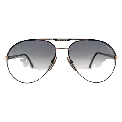 Pre-owned Carrera New Vintage Boeing By  Aviator 5733 91 Large Sunglasses 1980's Austria In Gray