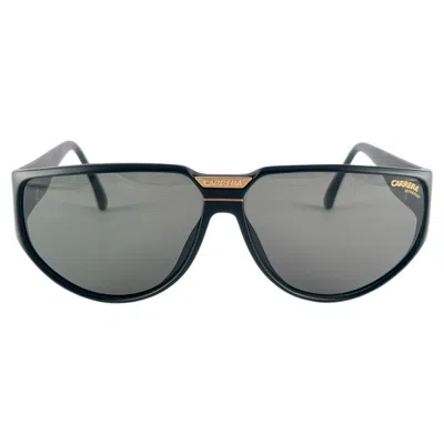 Pre-owned Carrera New Vintage  Oversized Black Ultrasight Sports Sunglasses Made In Germany