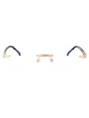 Carrera Rectangle-frame Glasses In Gold
