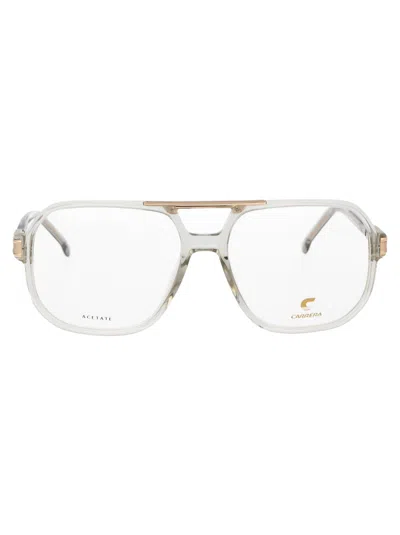 Carrera Grey Metal Glasses In Gray