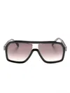 Carrera Oversized Pilot-frame Sunglasses In Schwarz