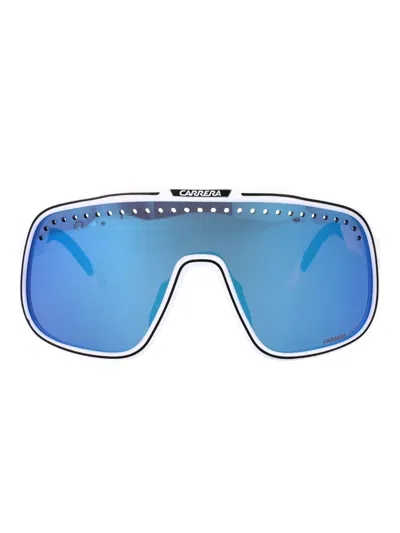 Carrera Perforated Shield-frame Sunglasses