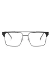Shop Carrera Pilot-frame Glasses In Black