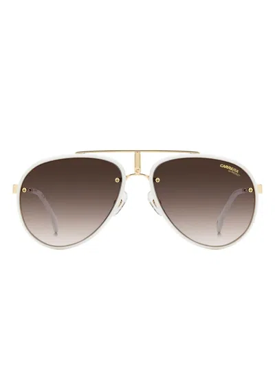 Carrera Pilot-frame Sunglasses In Gold