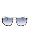 Carrera Pilot-frame Sunglasses In Black