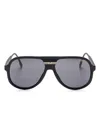 Carrera Pilot-frame Sunglasses In Black