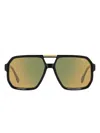 Carrera Pilot-frame Sunglasses In Black