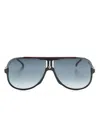 Carrera Pilot-frame Sunglasses In Black