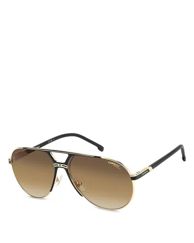 Carrera Pilot Sunglasses, 64mm In Gold
