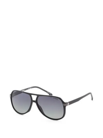 Carrera 파일럿 프레임 더블 브리지 선글라스 In Black