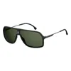 Carrera Polarized Green Navigator Men's Sunglasses  1019/s 0003/uc 64 In Green