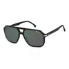 Carrera Polarized Grey Green Navigator Men's Sunglasses  302/s 02m2/q3 59