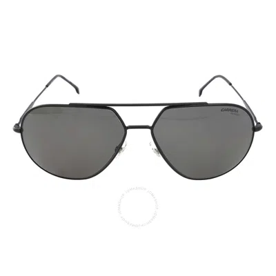 Carrera Polarized Grey Pilot Men's Sunglasses  274/s 0003/m9 61 In Black