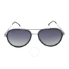 CARRERA CARRERA POLARIZED GREY SHADED PILOT UNISEX SUNGLASSES CARRERA 1044/S 0003/WJ 57