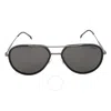 Carrera Polarized Grey Pilot Unisex Sunglasses  295/s 0003/m9 58 In Grey