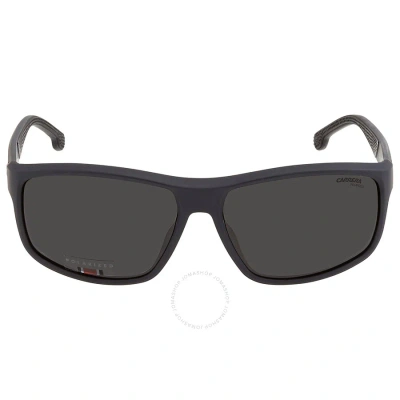 Carrera Polarized Grey Rectangular Men's Sunglasses  8038/s 0003/m9 61 In Gray / Grey