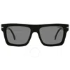 Carrera Polarized Grey Square Ladies Sunglasses  305/s 0807/m9 54 In Black / Grey