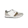 Carrera Brown Eco Leather Men Sneaker In White