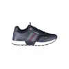 Carrera Sleek Contrasting Blue Sneakers With Logo Detail In Grey