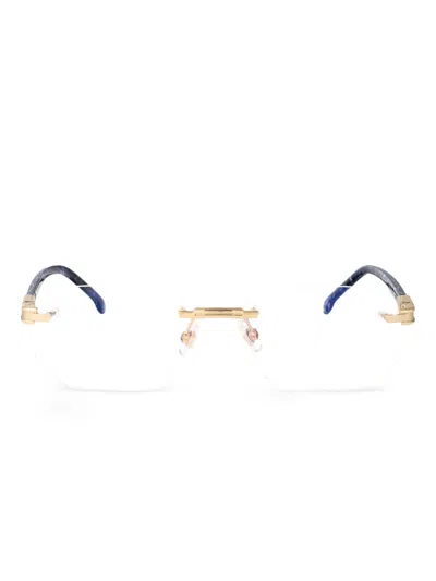 Carrera Rectangle-frame Glasses In Gold