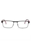 Carrera Rectangle-frame Glasses In Black
